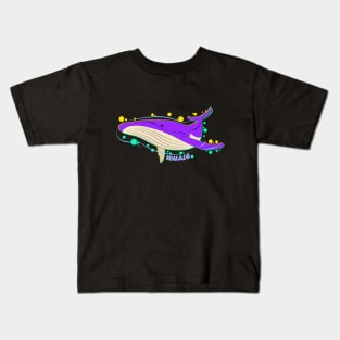 bubbly whale Kids T-Shirt